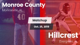 Matchup: Monroe County vs. Hillcrest  2019