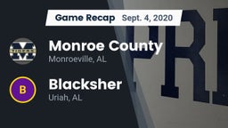 Recap: Monroe County  vs. Blacksher  2020