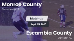Matchup: Monroe County vs. Escambia County  2020