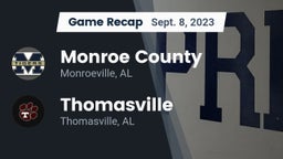 Recap: Monroe County  vs. Thomasville  2023