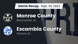 Recap: Monroe County  vs. Escambia County  2023