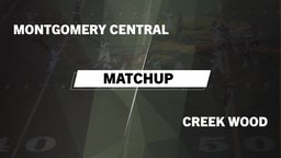 Matchup: Montgomery Central vs. Creek Wood 2016