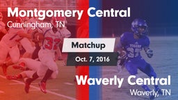 Matchup: Montgomery Central vs. Waverly Central  2016