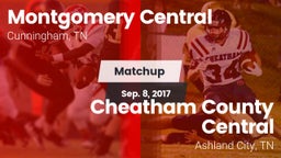 Matchup: Montgomery Central vs. Cheatham County Central  2017