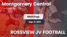 Matchup: Montgomery Central vs. ROSSVIEW JV FOOTBALL 2017