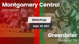 Matchup: Montgomery Central vs. Greenbrier  2017