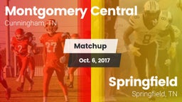 Matchup: Montgomery Central vs. Springfield  2017