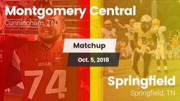 Matchup: Montgomery Central vs. Springfield  2018