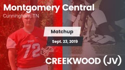 Matchup: Montgomery Central vs. CREEKWOOD (JV) 2019