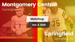 Matchup: Montgomery Central vs. Springfield  2020