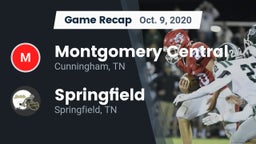 Recap: Montgomery Central  vs. Springfield  2020