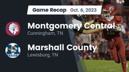 Recap: Montgomery Central  vs. Marshall County  2023