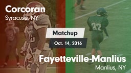 Matchup: Corcoran vs. Fayetteville-Manlius  2016
