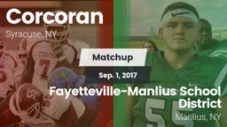 Matchup: Corcoran vs. Fayetteville-Manlius School District  2017