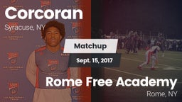 Matchup: Corcoran vs. Rome Free Academy  2017