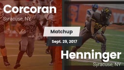 Matchup: Corcoran vs. Henninger  2017