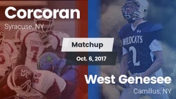 Matchup: Corcoran vs. West Genesee  2017