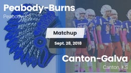 Matchup: Peabody-Burns vs. Canton-Galva  2018