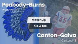 Matchup: Peabody-Burns vs. Canton-Galva  2019