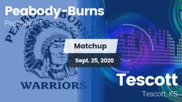 Matchup: Peabody-Burns vs. Tescott  2020