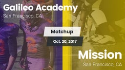 Matchup: Galileo vs. Mission  2017