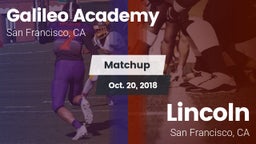 Matchup: Galileo vs. Lincoln  2018