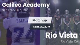 Matchup: Galileo vs. Rio Vista  2019