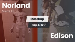 Matchup: Norland vs. Edison 2017