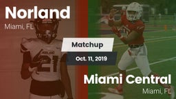 Matchup: Norland vs. Miami Central  2019