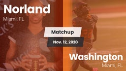Matchup: Norland vs. Washington  2020