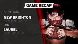 Recap: New Brighton  vs. Laurel  2016