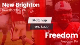 Matchup: New Brighton vs. Freedom  2017