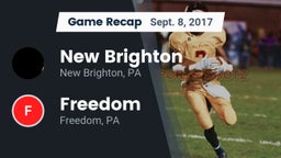 Recap: New Brighton  vs. Freedom  2017