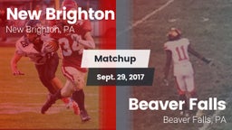 Matchup: New Brighton vs. Beaver Falls  2017