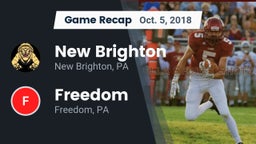 Recap: New Brighton  vs. Freedom  2018