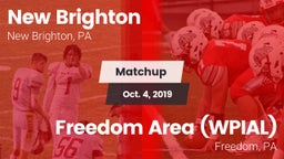 Matchup: New Brighton vs. Freedom Area  (WPIAL) 2019
