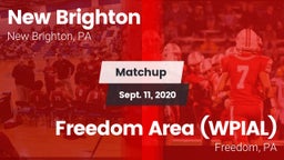 Matchup: New Brighton vs. Freedom Area  (WPIAL) 2020