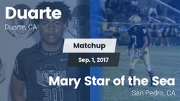 Matchup: Duarte vs. Mary Star of the Sea  2016