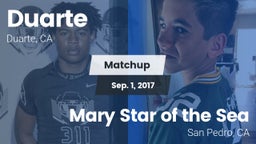 Matchup: Duarte vs. Mary Star of the Sea  2017