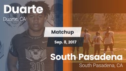 Matchup: Duarte vs. South Pasadena  2016