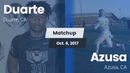 Matchup: Duarte vs. Azusa  2017