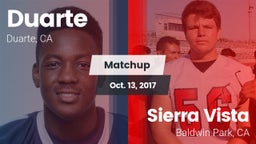 Matchup: Duarte vs. Sierra Vista  2016