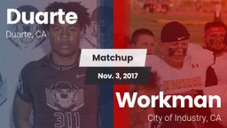 Matchup: Duarte vs. Workman  2016