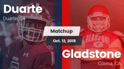 Matchup: Duarte vs. Gladstone  2018