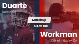 Matchup: Duarte vs. Workman  2018