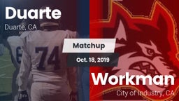 Matchup: Duarte vs. Workman  2019