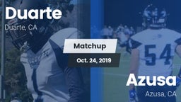 Matchup: Duarte vs. Azusa  2019
