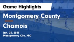 Montgomery County  vs Chamois Game Highlights - Jan. 25, 2019