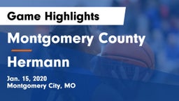 Montgomery County  vs Hermann  Game Highlights - Jan. 15, 2020