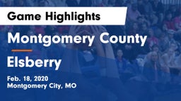 Montgomery County  vs Elsberry  Game Highlights - Feb. 18, 2020